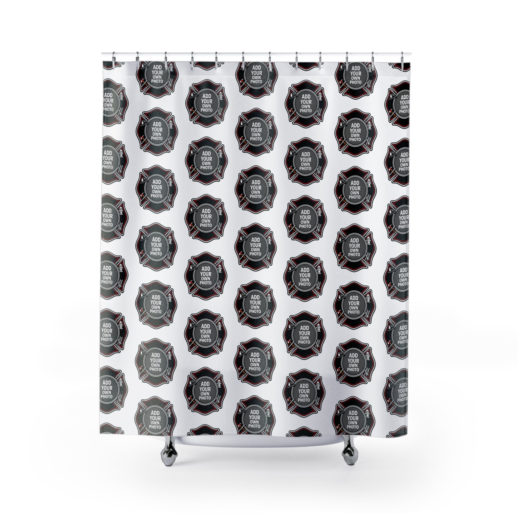 Customized photo shower curtain- add your own photo