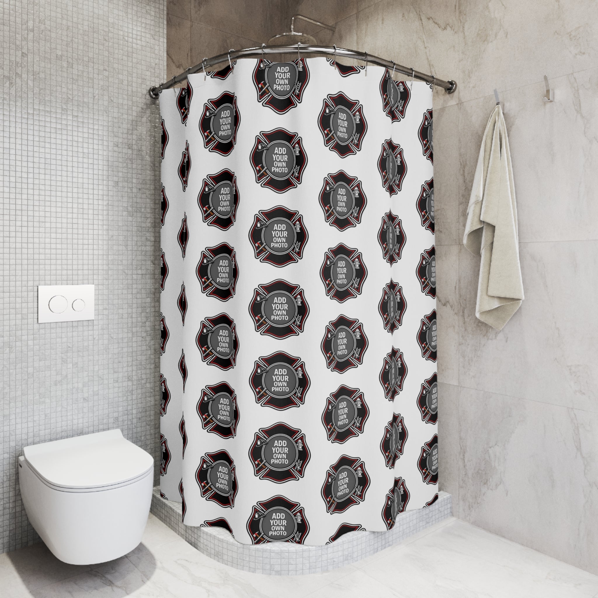 Customized photo shower curtain- add your own photo