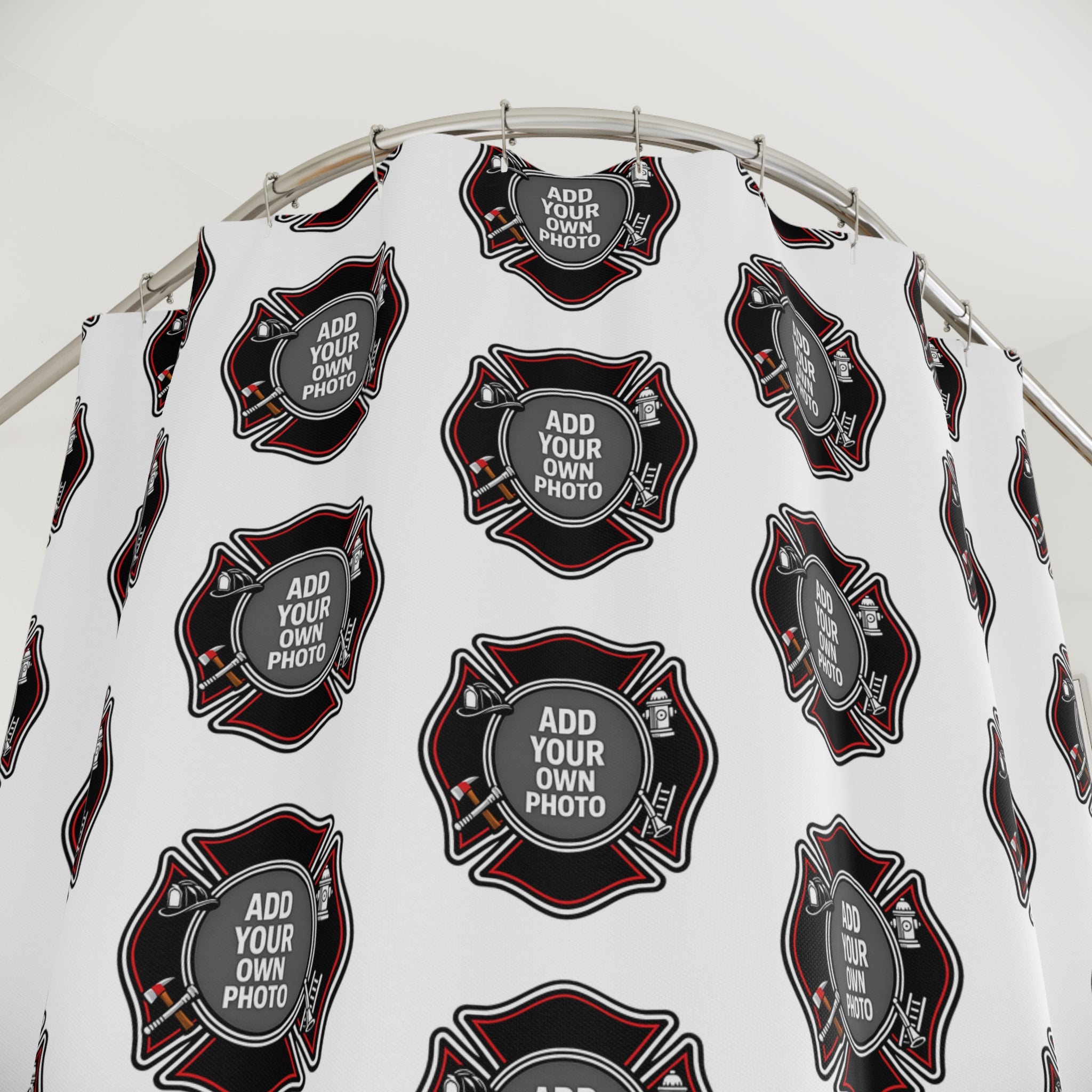 Customized photo shower curtain- add your own photo