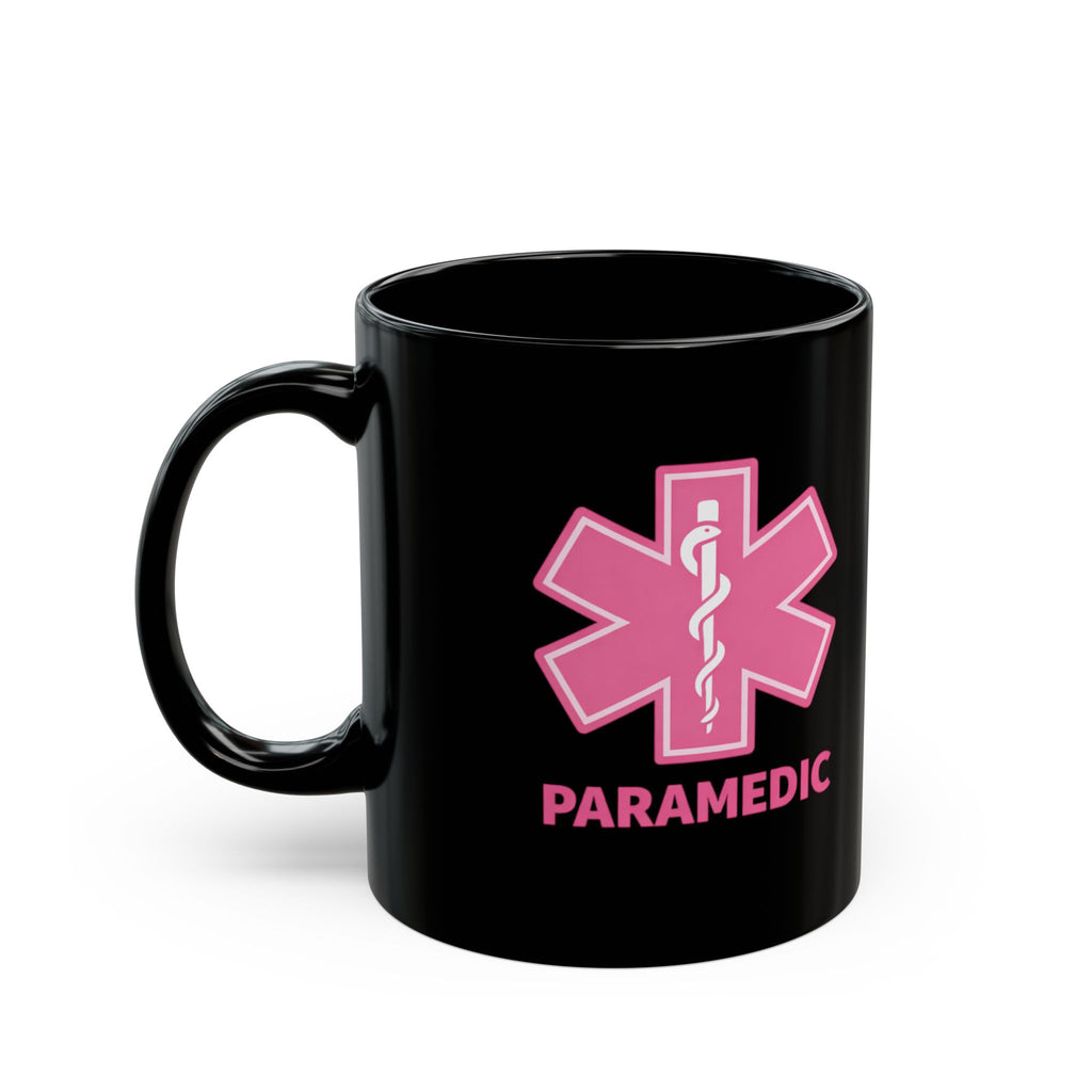Paramedic Mug — Pink Star of Life Medical Coffee Cup (11oz & 15oz)