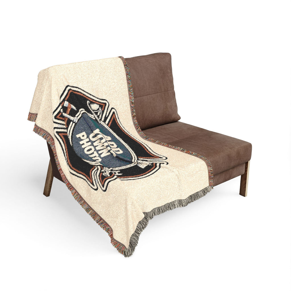 Custom Woven Blanket — Add Your Own Design Personalized Throw