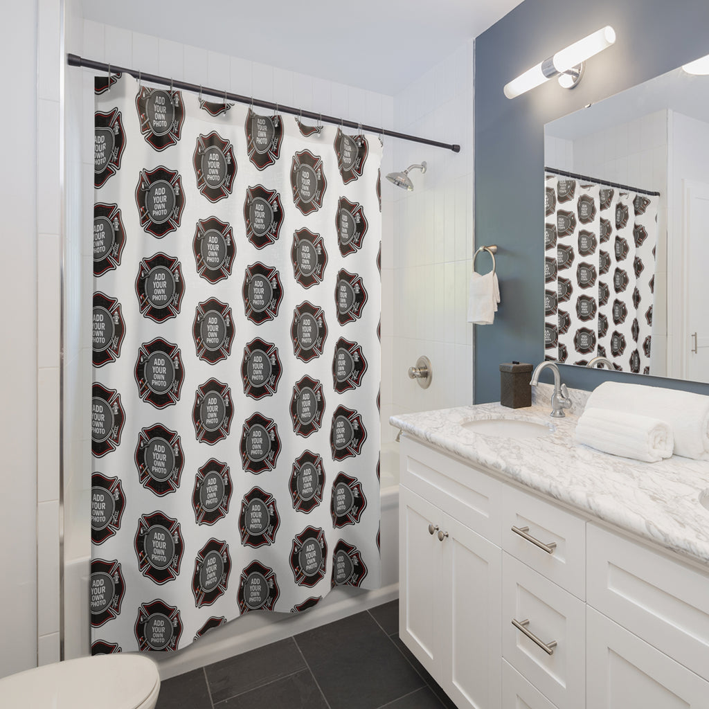 Customized photo shower curtain- add your own photo