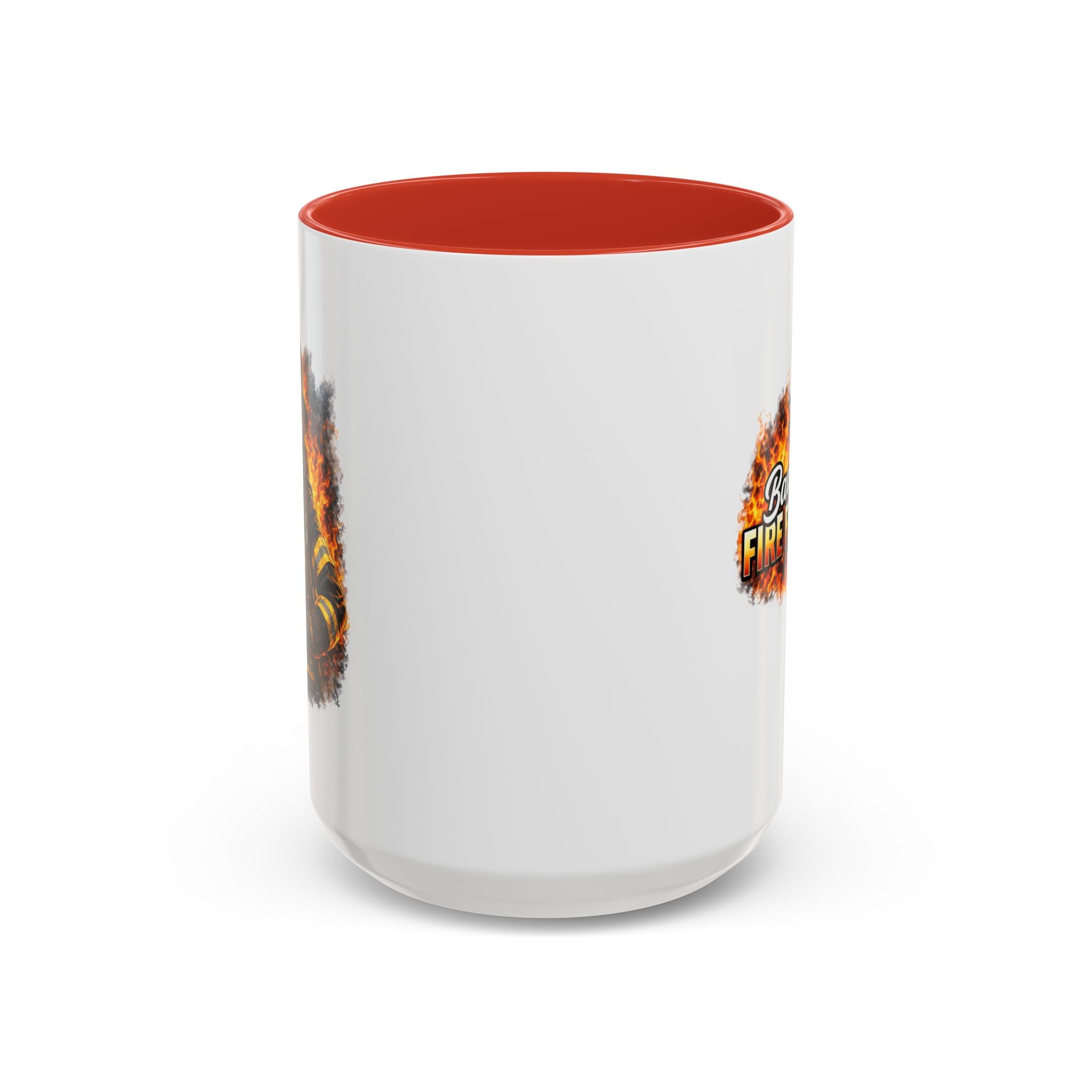 Bad Ass Firefighter Accent Coffee Mug — Firefighter Gift (11/15 oz)