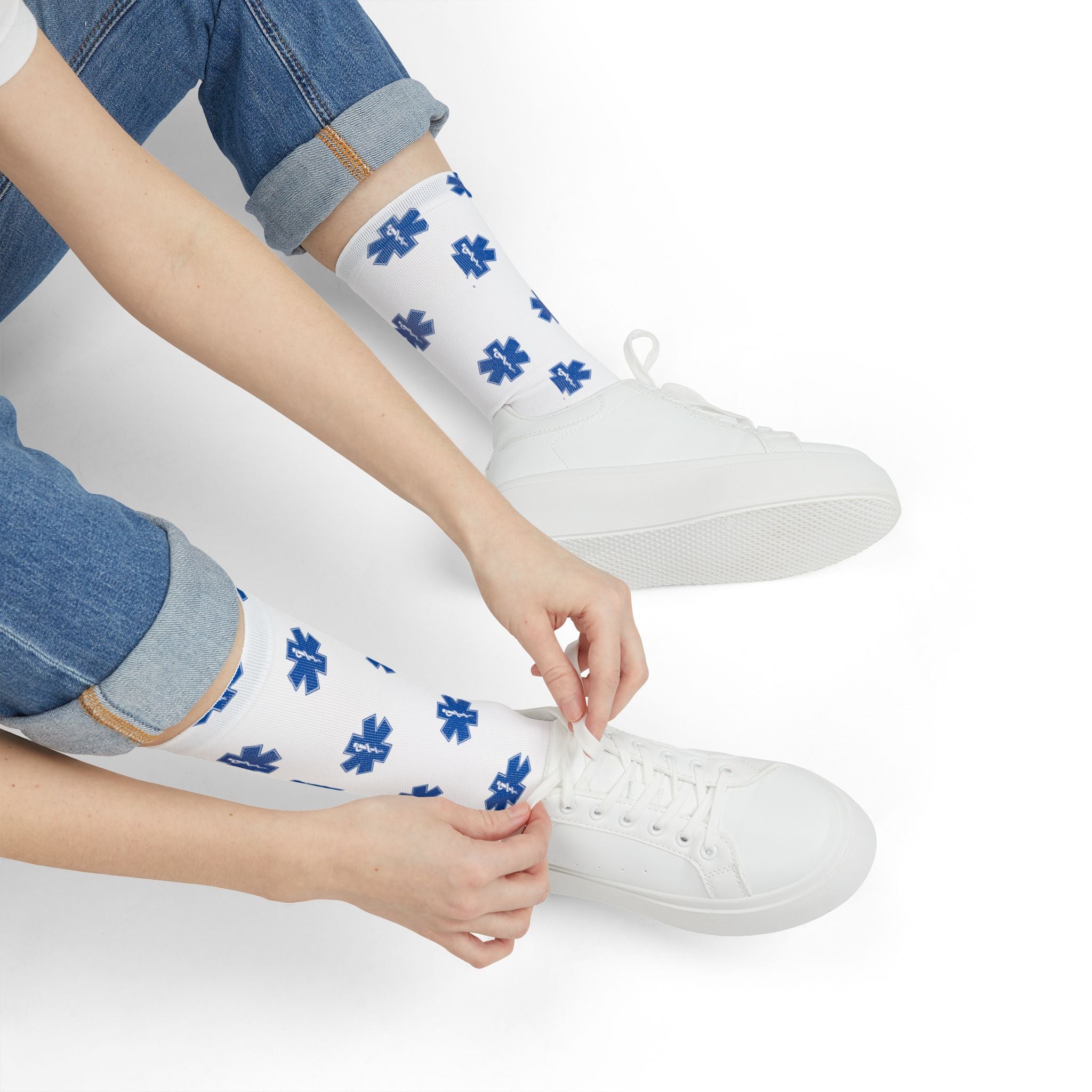 EMS Star of Life Crew Socks