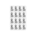 Fire Dog Temporary Tattoos