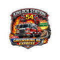 "Kinloch Station 54 Greensburg Rd Express" sticker