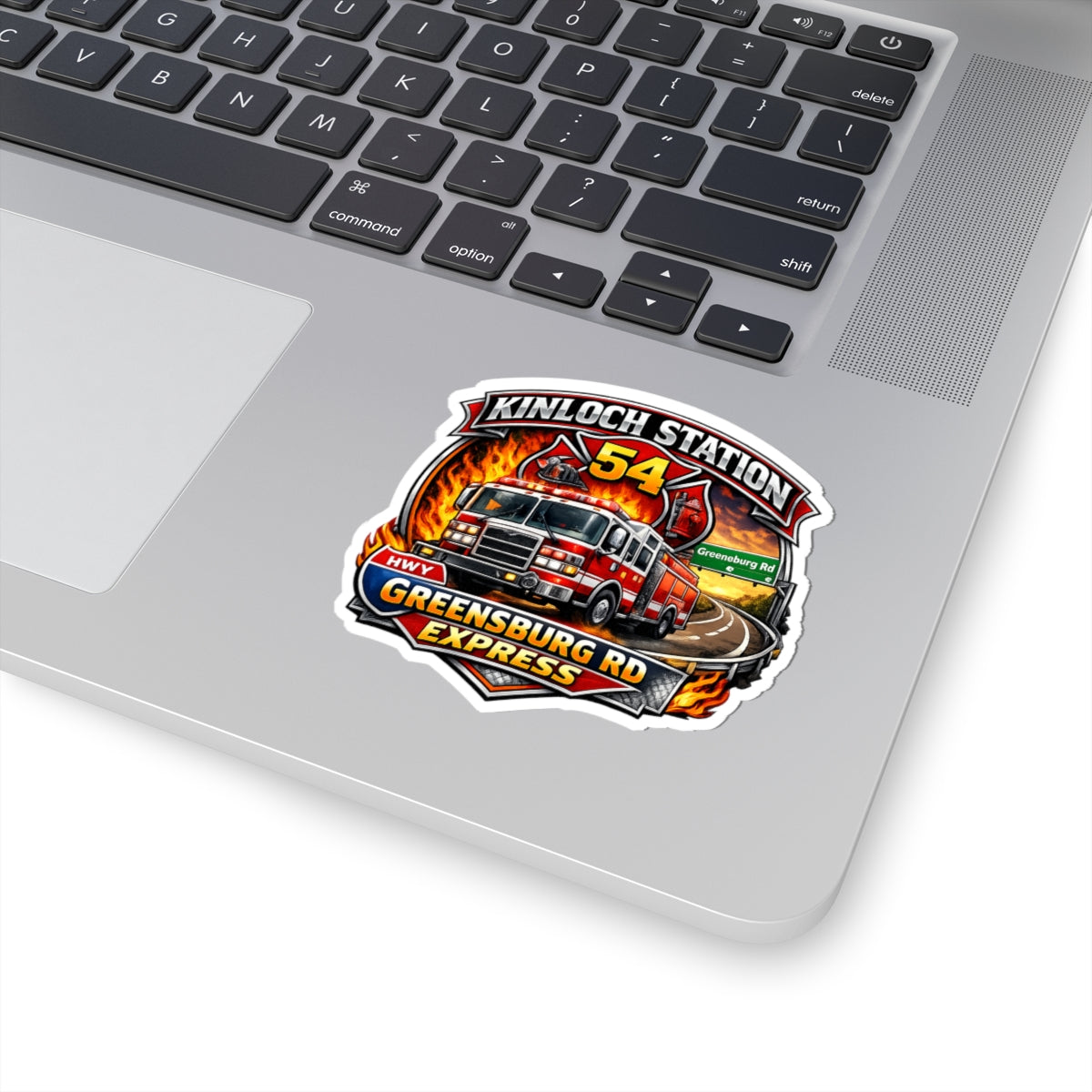 "Kinloch Station 54 Greensburg Rd Express" sticker