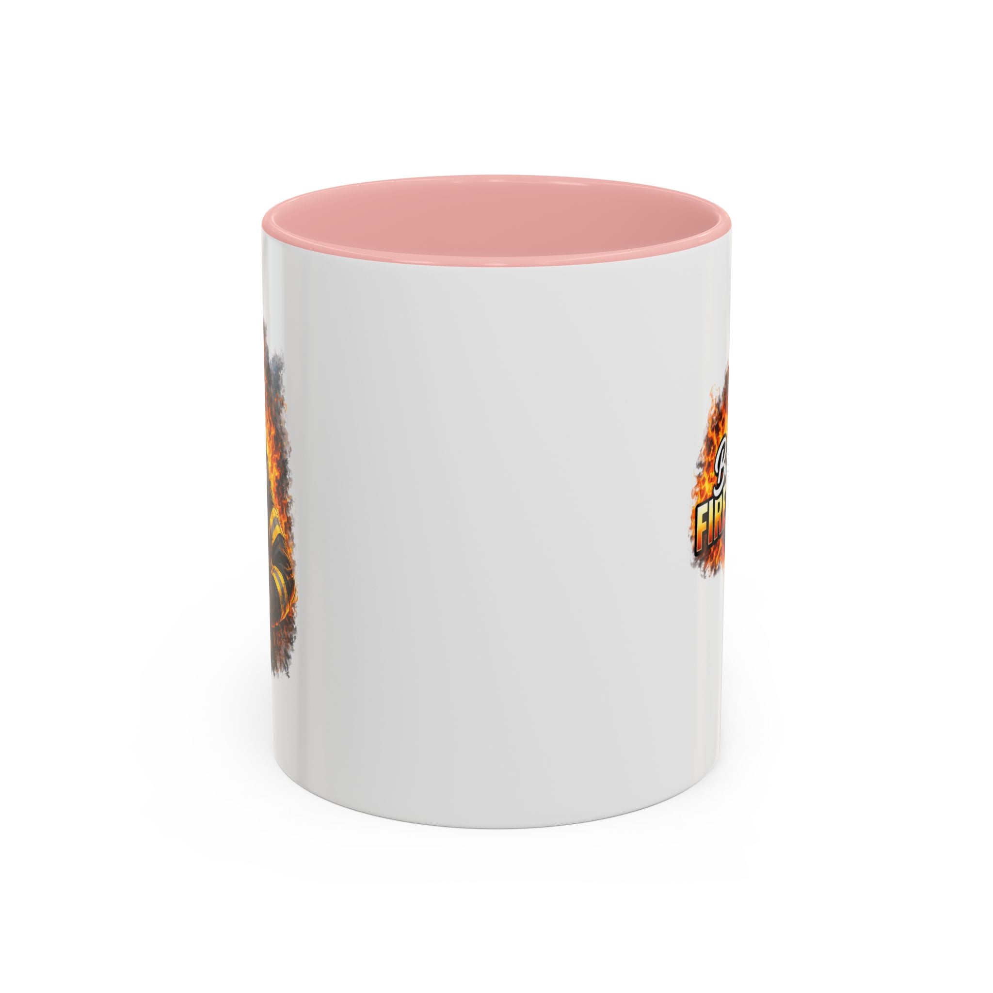 Bad Ass Firefighter Accent Coffee Mug — Firefighter Gift (11/15 oz)