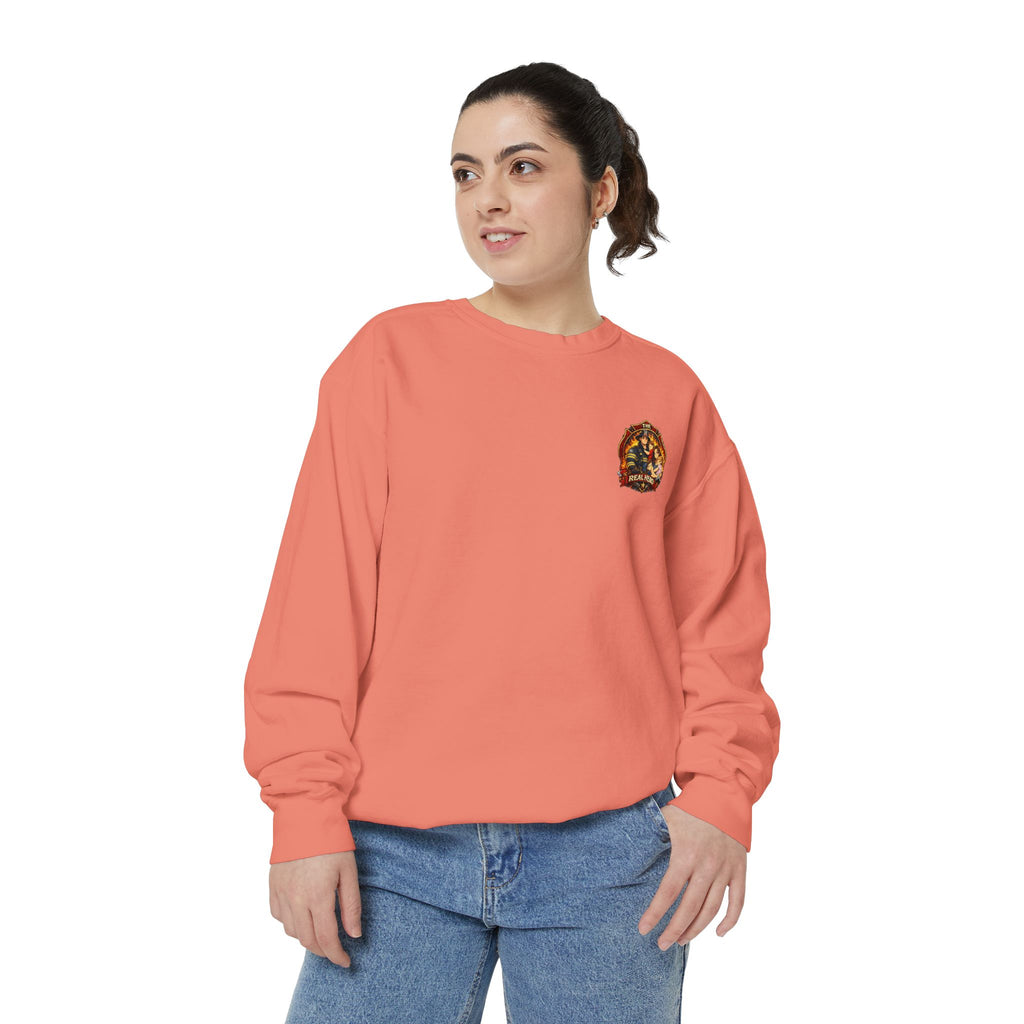 Firefighter Family Sweatshirt — “The Real Hero” Crewneck