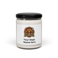 Personalized Firefighter Soy Candle — 9oz Scented Candle (Your Dept. Name)