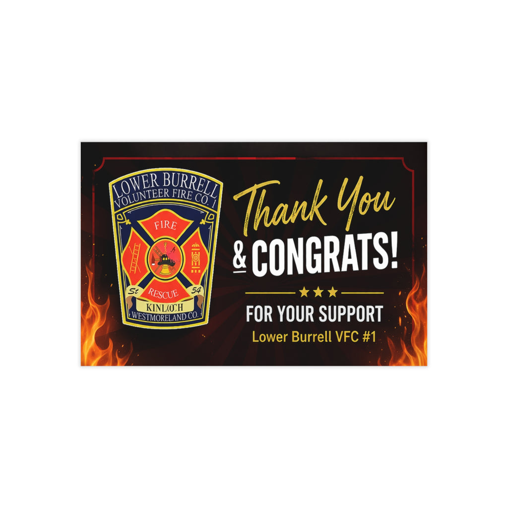 LBVFC#1 – 'Thank You & Congrats!' Support Card (100 pcs)
