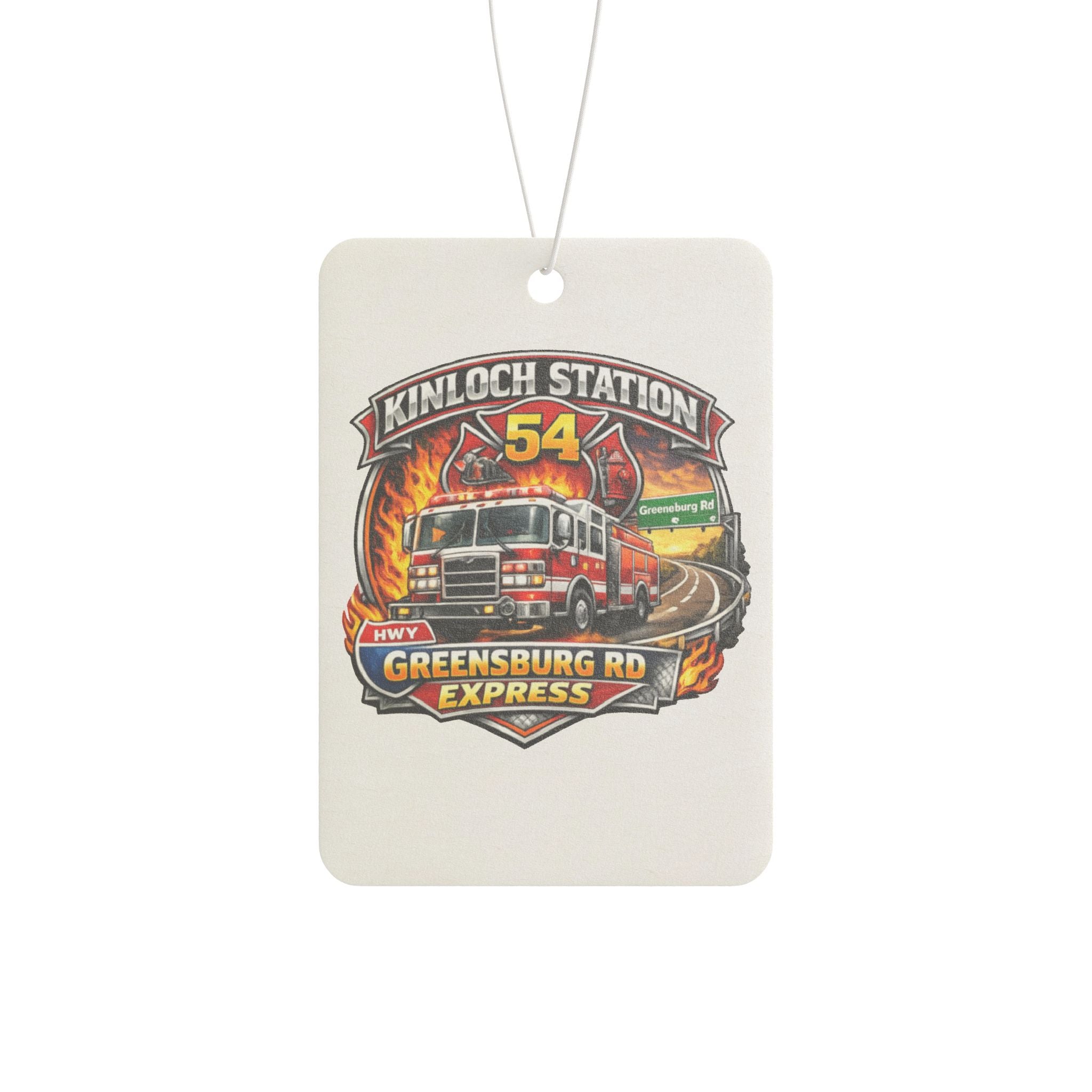 "Kinloch Station 54 Greensburg Rd Express" air freshner