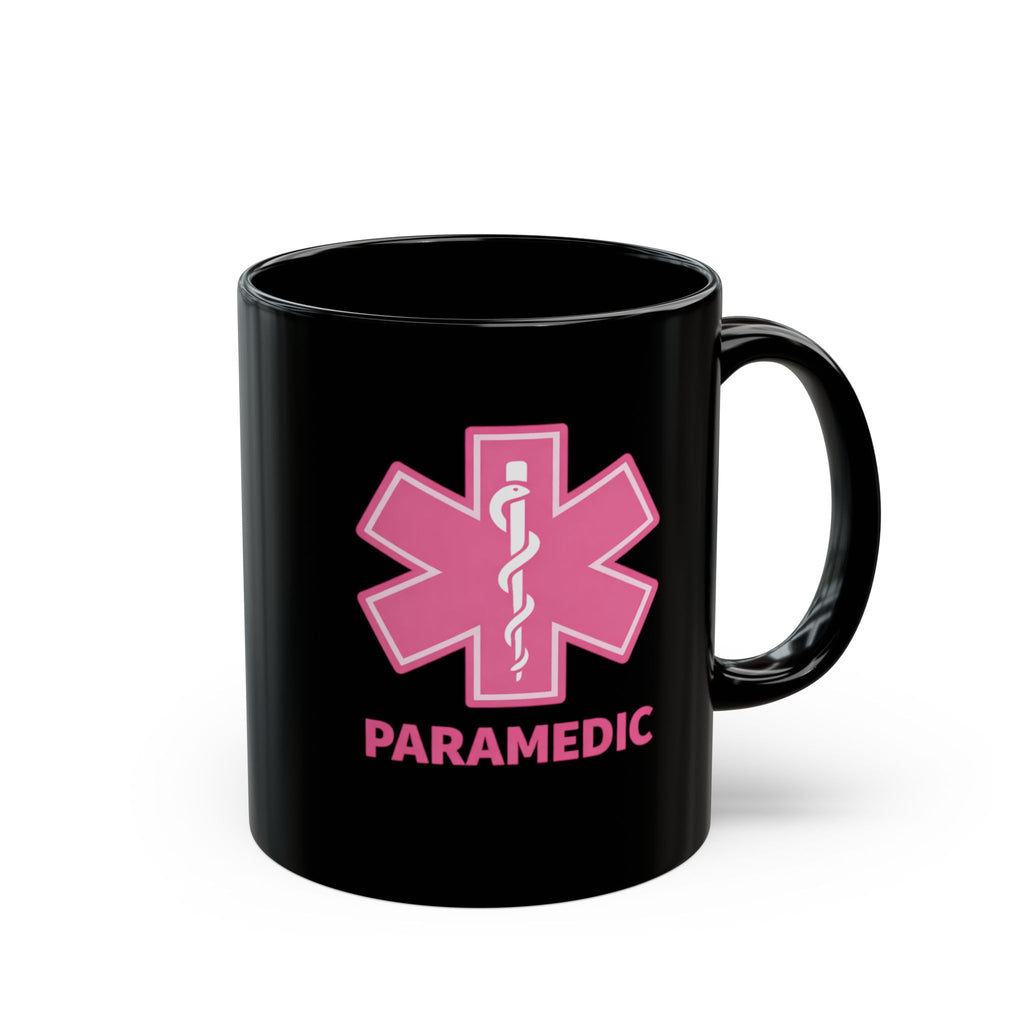 Paramedic Mug — Pink Star of Life Medical Coffee Cup (11oz & 15oz)