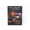 EMS Woman Greeting Card — "Behind the Messy Bun & Long Shifts... Is a Woman with a Heart of Gold"