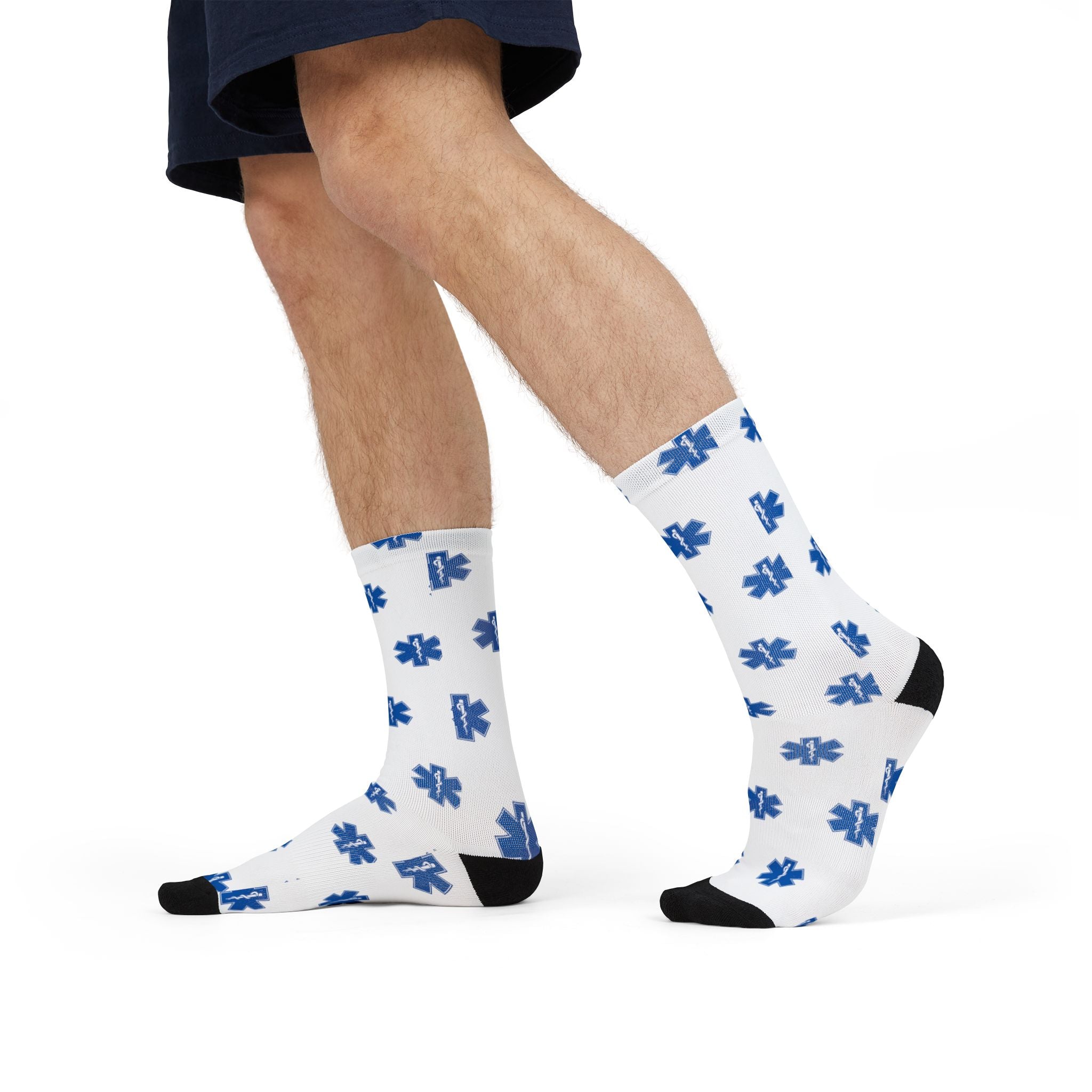 EMS Star of Life Crew Socks