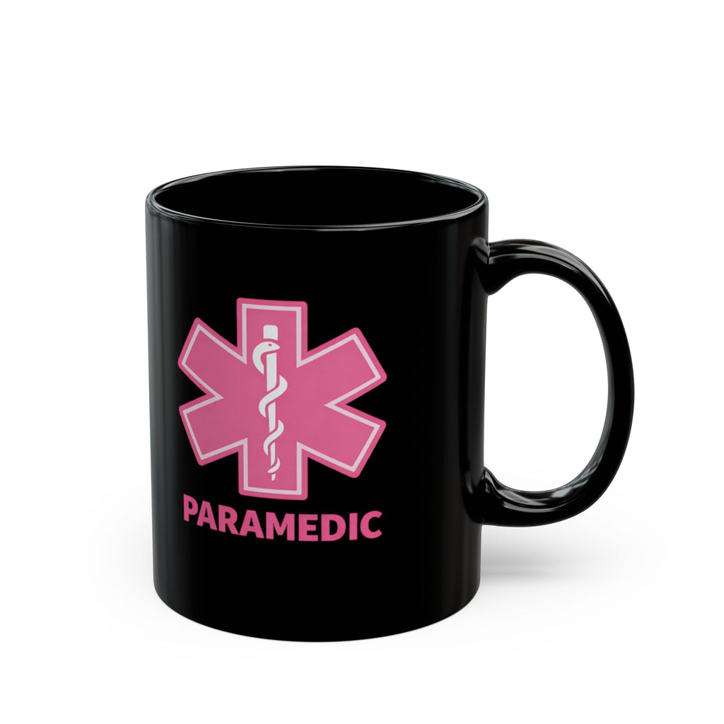 Paramedic Mug — Pink Star of Life Medical Coffee Cup (11oz & 15oz)