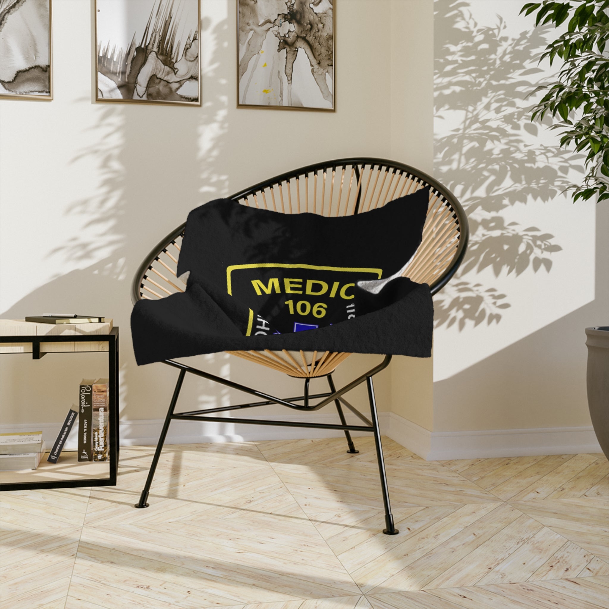 Medic Patch Microfiber Blanket — Personalized Medic 106 EMS Throw