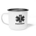 Paramedic Star of Life Enamel Camp Cup — Medical EMT Coffee Mug for First Responders