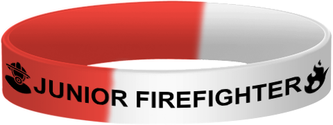 Custom Junior Fireman wristbands