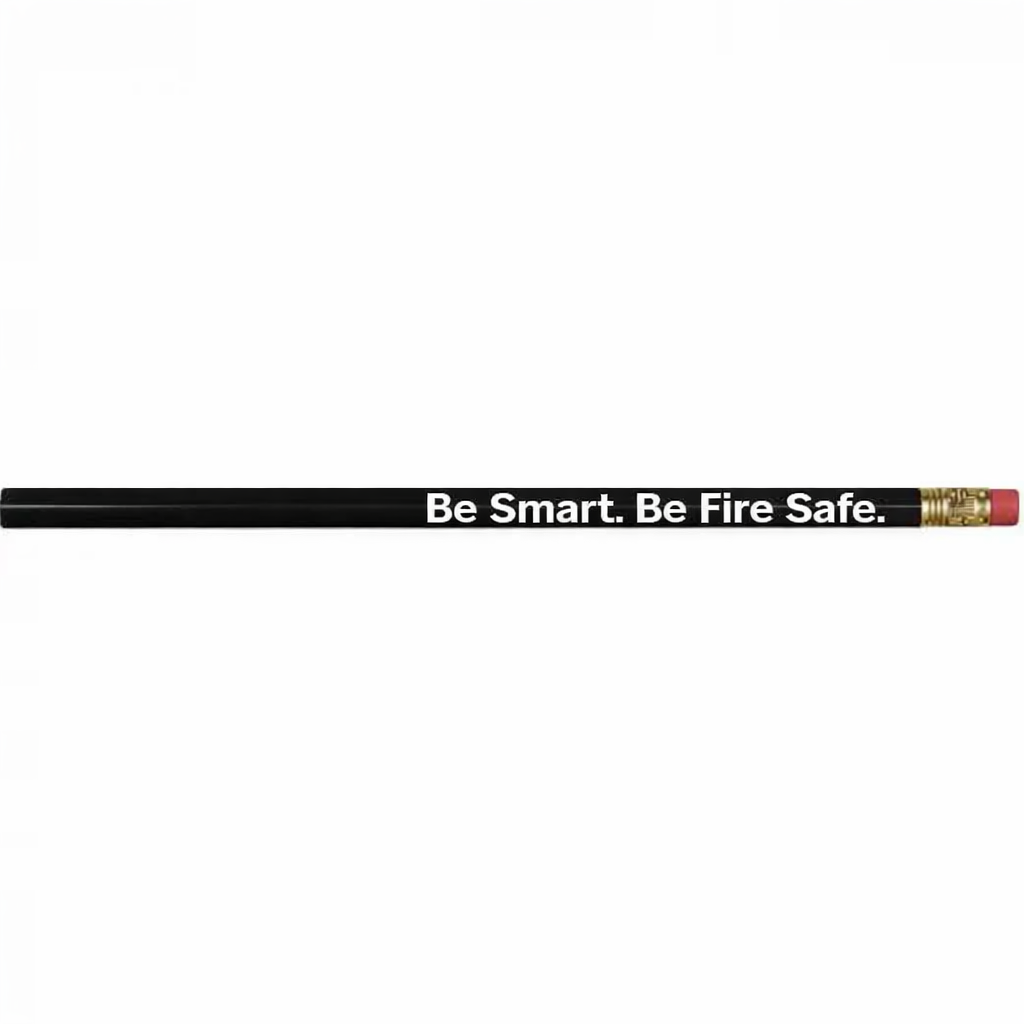 Fire Safety Pencils – “Be Smart. Be Fire Safe.”