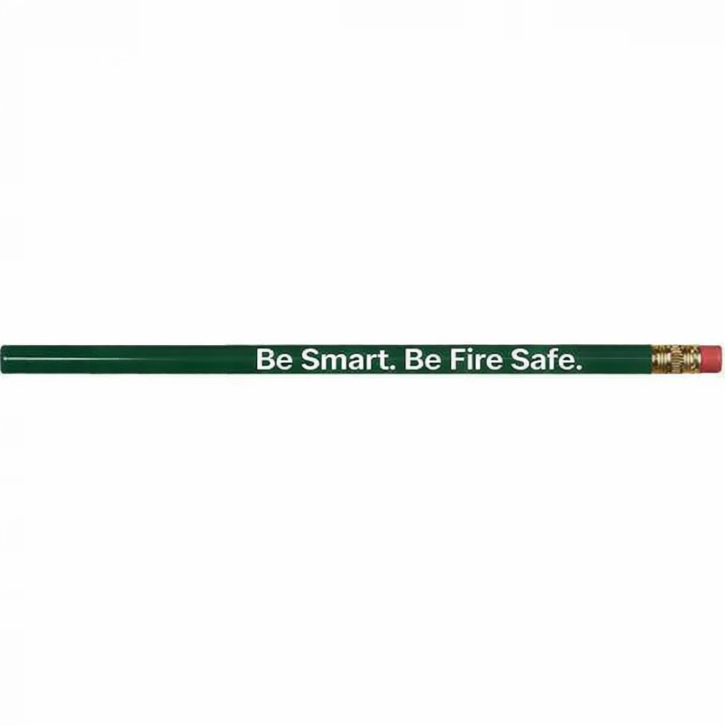 Fire Safety Pencils – “Be Smart. Be Fire Safe.”