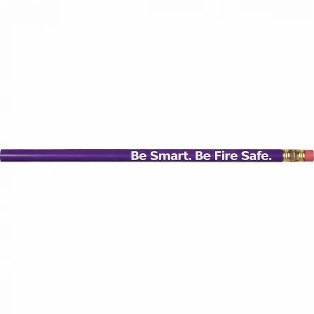 Fire Safety Pencils – “Be Smart. Be Fire Safe.”
