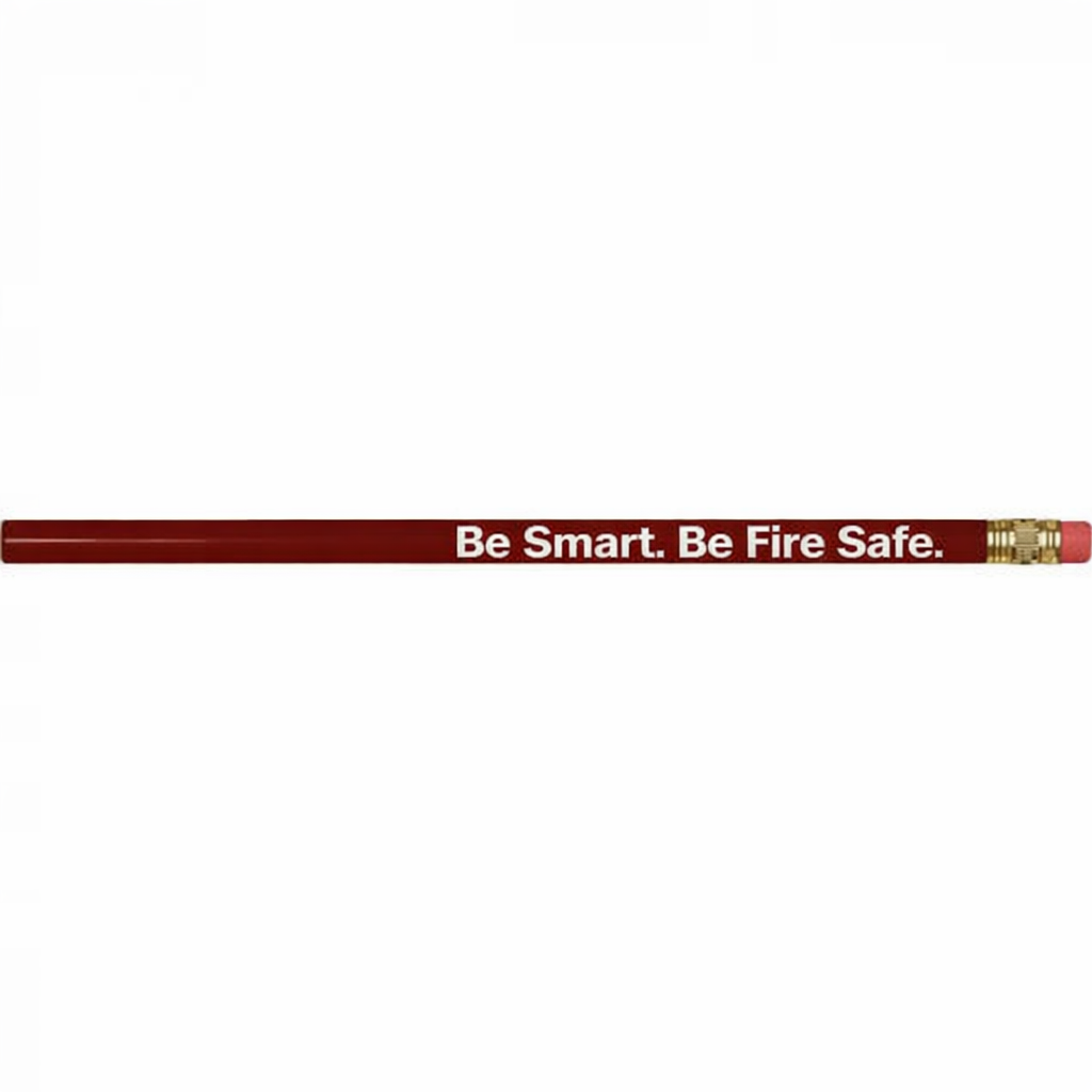 Fire Safety Pencils – “Be Smart. Be Fire Safe.”