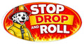 Stop drop and roll stickers (roll of 50)