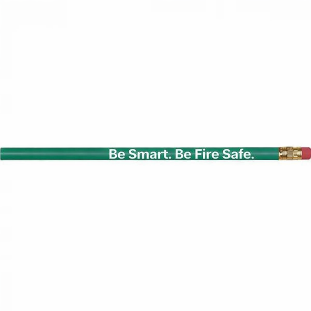 Fire Safety Pencils – “Be Smart. Be Fire Safe.”